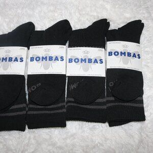 💥HP💥 Bombas crew unisex socks size large lot of 4 NWT